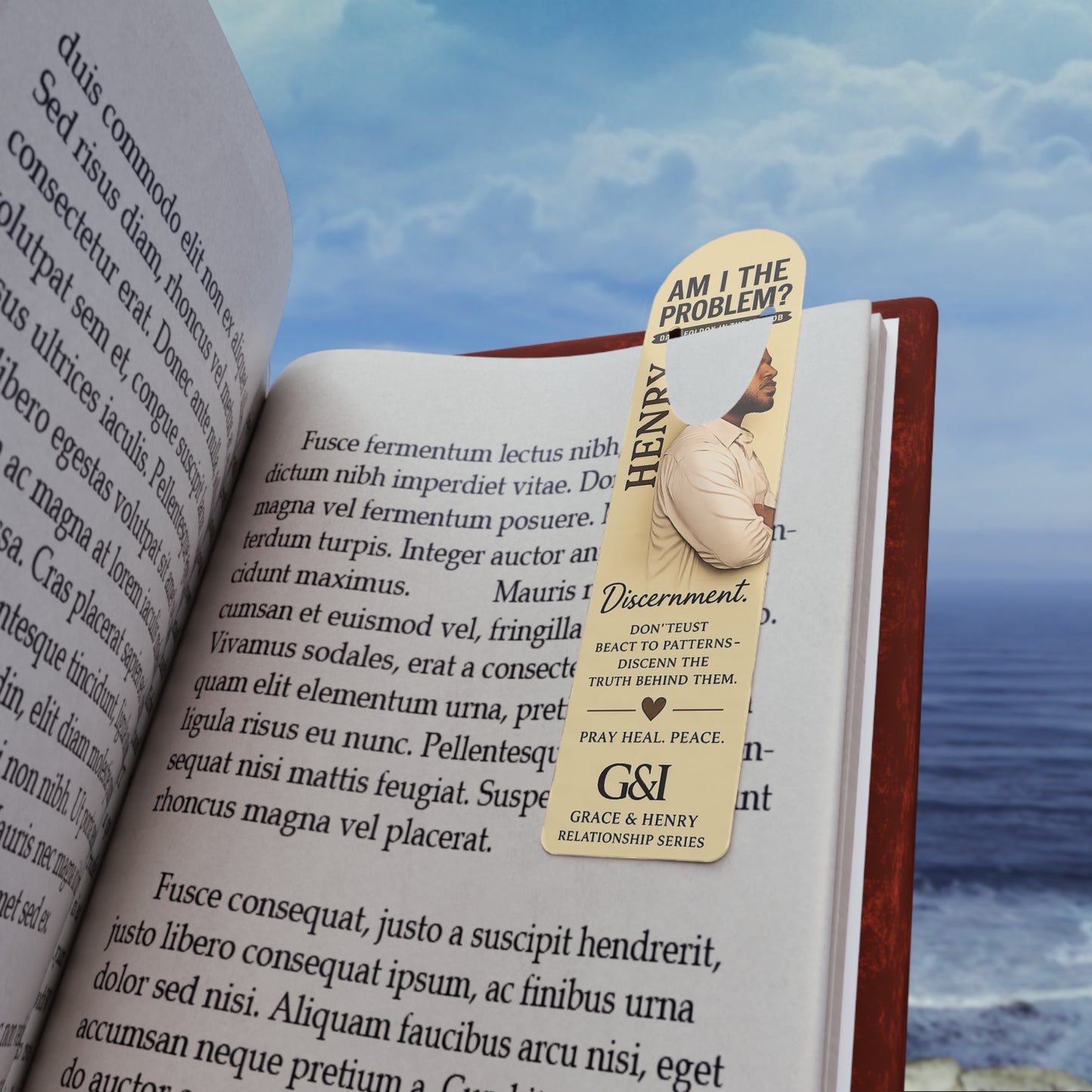 Discernment Bookmark - "Am I The Problem?" Henry Inspirational Relationship Reminder